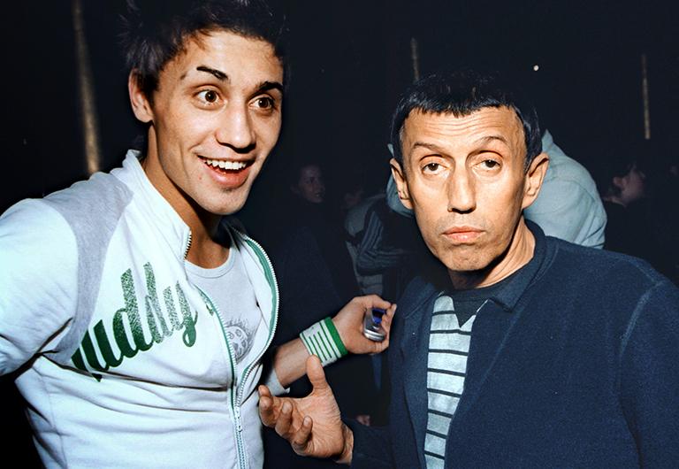 Певец Дима Билан и продюсер Юрий Айзеншпис, 2004 год