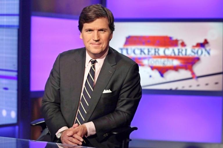 На фото: ведущий программы «Такер Карлсон сегодня вечером», 2017 год.