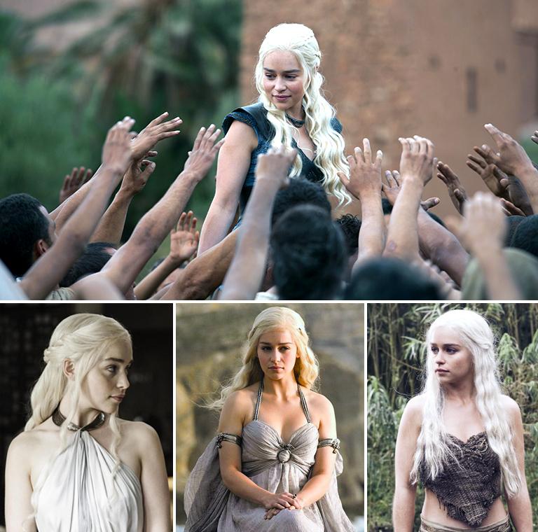 Эмилия Кларк в сериале "Игра престолов", 2011 год