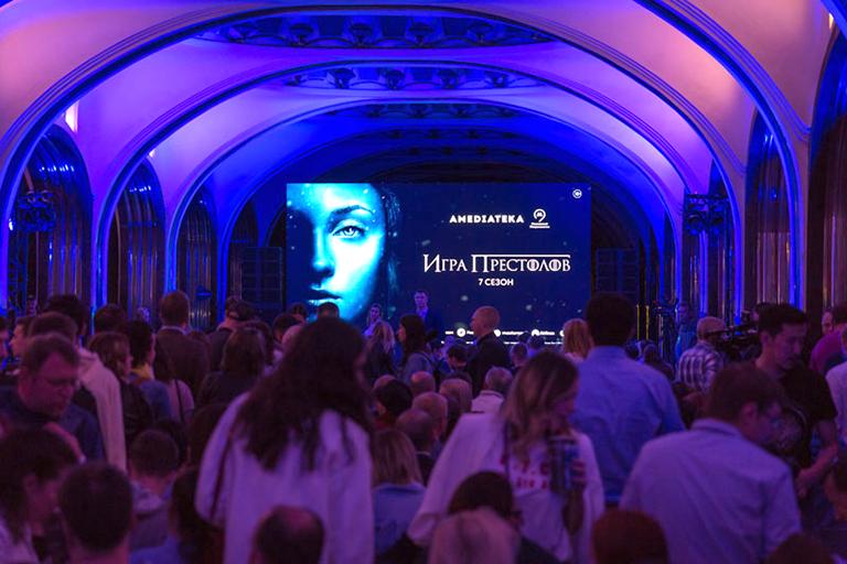 На станции &laquo;Маяковская&raquo; состоялась премьера первой серии седьмого сезона &laquo;Игры престолов&raquo; 