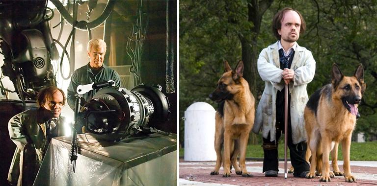 Питер Динкледж и Патрик Уорбертон в фильме "Суперпес"