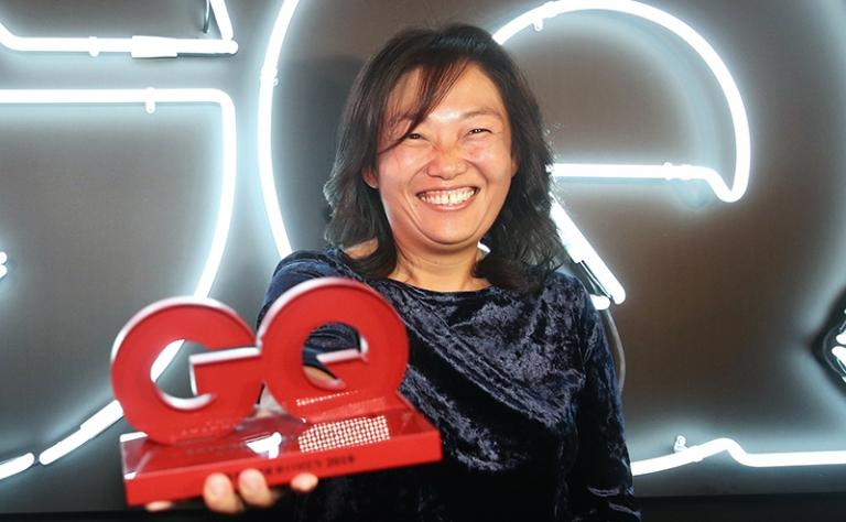 На фото: основатель и генеральный директор Wildberries Татьяна Бакальчук получившая приз в номинации "Бизнес онлайн ретейл".