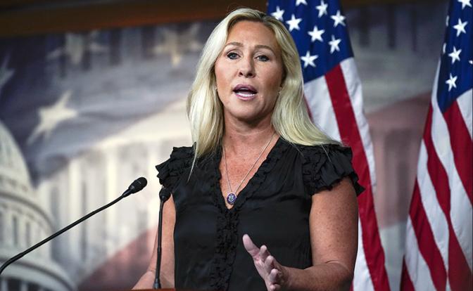 На фото: политик, член Палаты представителей США Марджори Грин