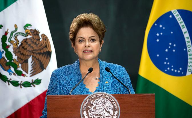 На фото: президент Бразилии Дилма Руссефф