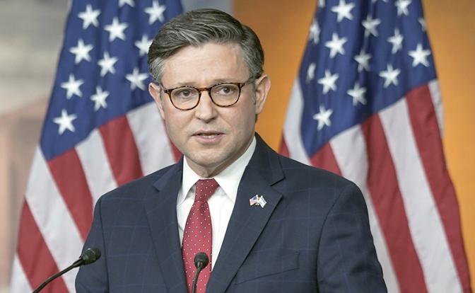 На фото: спикер Палаты представителей Конгресса США Майк Джонсон