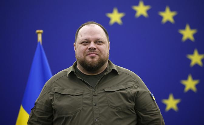 На фото: председатель Верховной Рады Украины Руслан Стефанчук