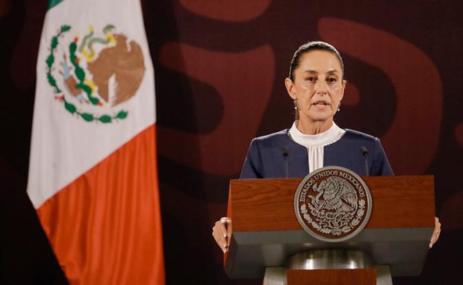 На фото: президент Мексики Клаудия Шейнбаум