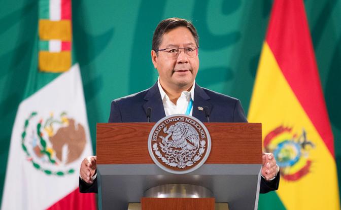 На фото: президент Боливии Луис Арсе