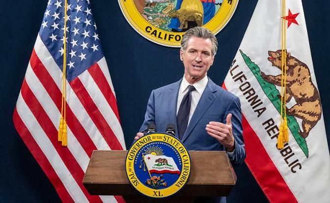 На фото: политик Гэвин Ньюсом