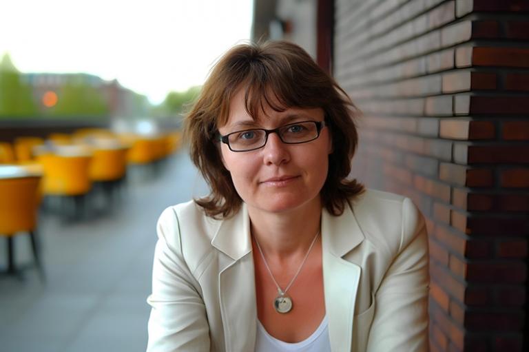 На фото: Ольга Яудземис - блогер