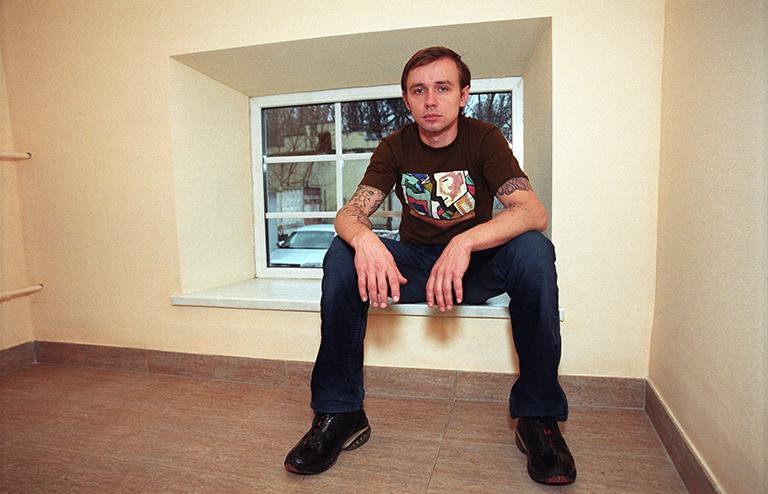 На фото: музыкант "Дельфин" Андрей Лысиков