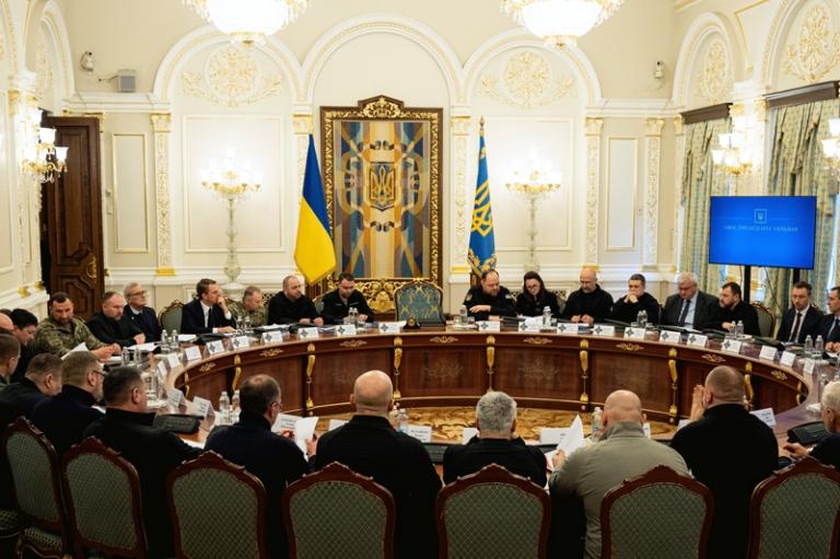 На фото: исполняющий обязанности главы Службы безопасности Украины Евгений Хмара на заседании Совета национальной безопасности и обороны Украины, март 2026 года.