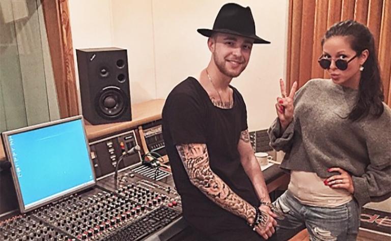 На фото: Егор Крид с певицей Нюшей