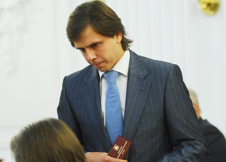 На фото: депутат Московской городской думы пятого созыва Андрей Клычков на торжественной церемонии принятия присяги в Петровском путевом дворце