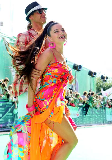 На фото: Наташа Королева и Тарзан