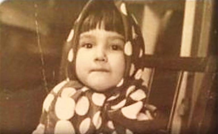 На фото: Лера Кудрявцева в детстве