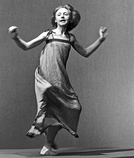 На фото: Кристина - участница "Голубого огонька", 1983 год