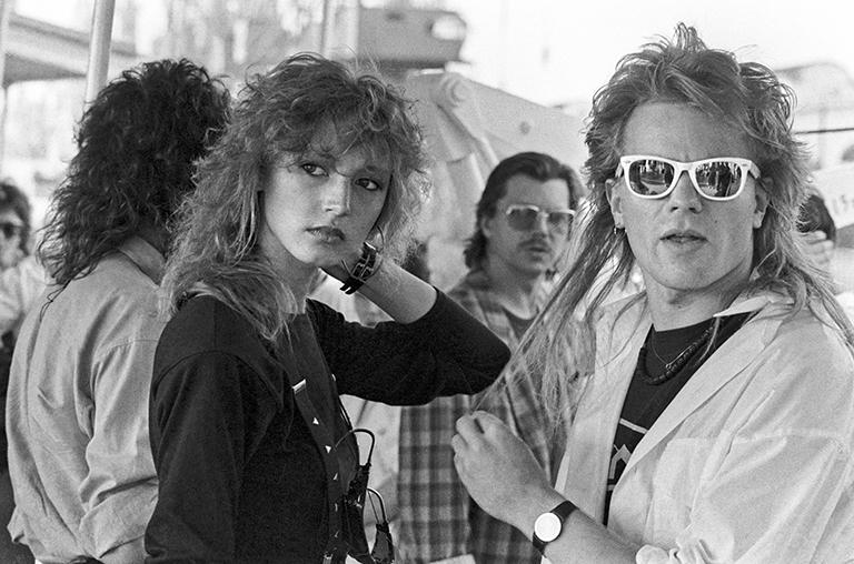 На фото: Кристина Орбакайте и Владимир Пресняков-младший, 1988 год