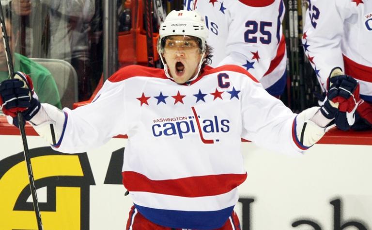 На фото: Александр Овечкин в составе &laquo;Вашингтон Кэпиталс&raquo;
