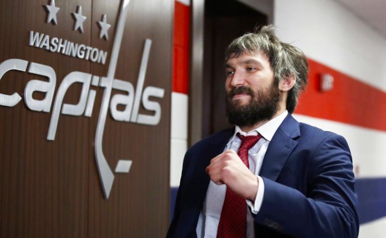 На фото: хоккеист Александр Овечкин