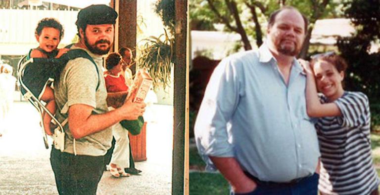 На фото: Меган Маркл в детстве с отцом 