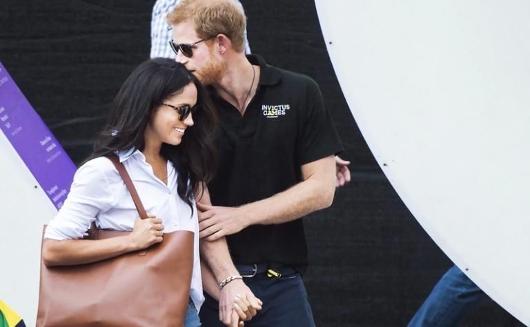 На фото: принц Гарри и американская актриса и фотомодель Меган Маркл