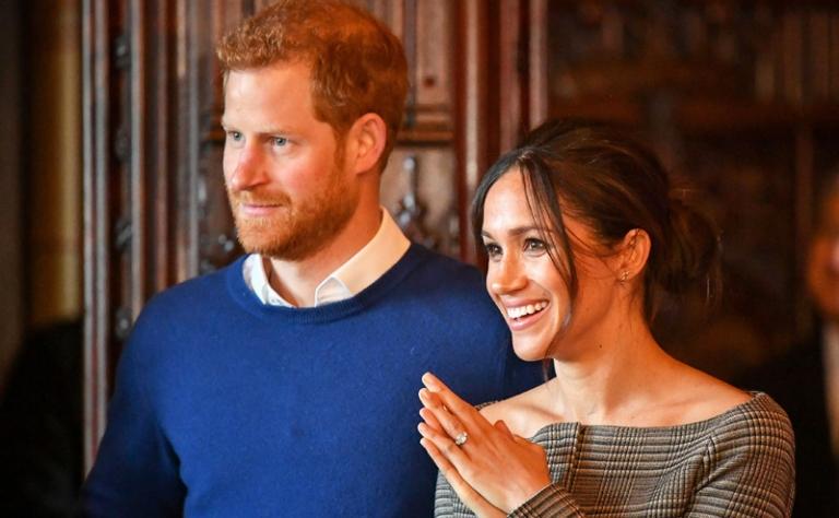 На фото: принц Гарри и Меган Маркл