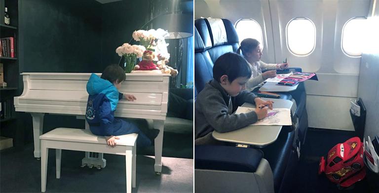 На фото (слева направо): vaengaofficial: "жуткий момент..... человеку сообщили , что с нового года его будут учить " пианинЕ" ..... следующий момент и голова упала на руки ..... мужчина не рад... человек сильно расстроен...... надежда вся на учителя...; vaengaofficial: "художественный салон аэрофлота......