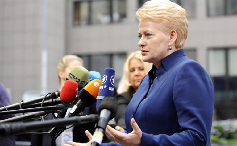 На фото: Даля Грибаускайте