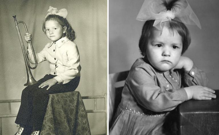 На фото: Татьяна Буланова в детстве