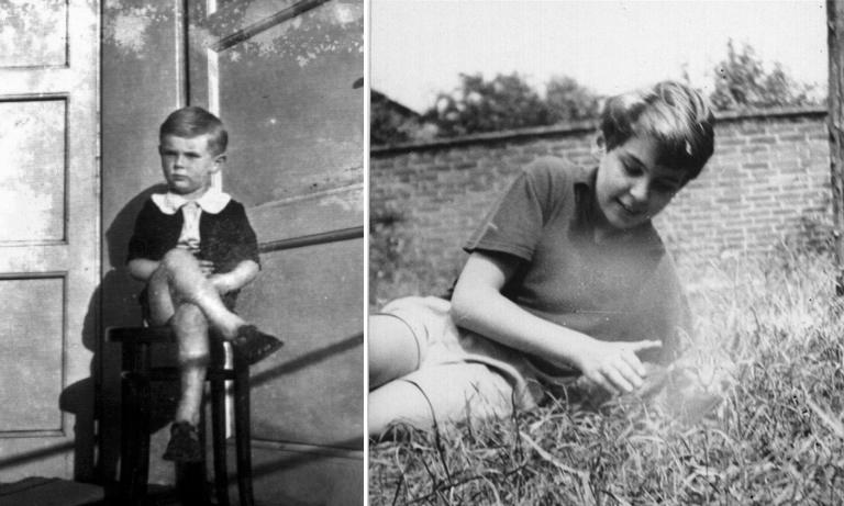 На фото: Милош Земан в детстве