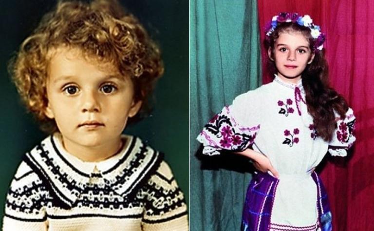 На фото: Анна Седокова в детстве